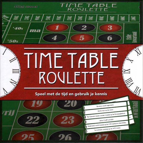 Time Table Roulette: Speel met de tijd en gebruik je kennis
